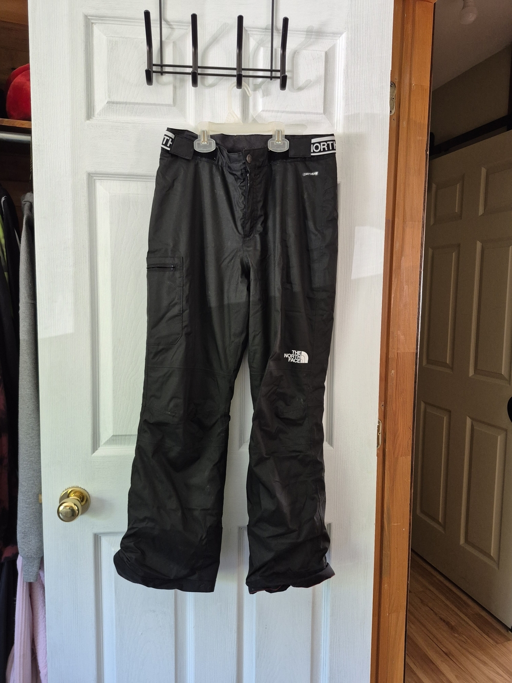 The North Face Girl's Black Cargo Snow Pants